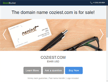Tablet Screenshot of coziest.com